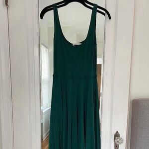 Reformation Jeans Rou Knit Dress in Emerald